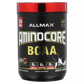 ALLMAX AMINOCORE BCAA Белый виноград 315 г (0,69 фунта)