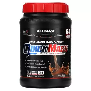 ALLMAX QuickMass катализатор для быстрого набора массы шоколад 1,59 кг (3,5 фунта)