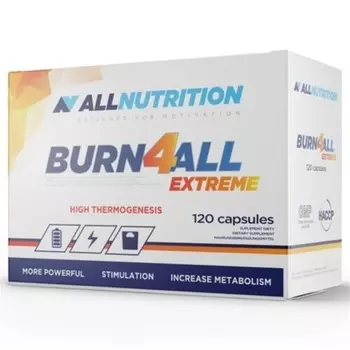 Allnutrition Burn4All Экстремальный сжигатель жира 120 капсул, Sfd