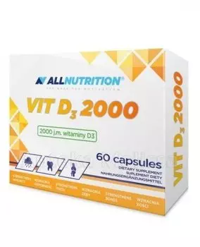 Allnutrition, Вит Д3 – 2000, 60 капс.