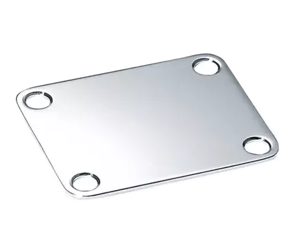Allparts Chrome Neckplate для гитары или баса Neckplate for Guitar or Bass