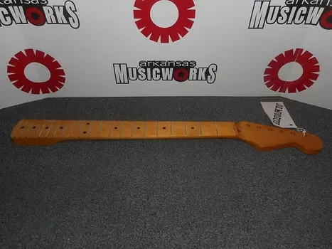 Allparts Лицензированный кленовый гриф Fender Strat, радиус 7-1/4", отделка Nitro - #SMNF