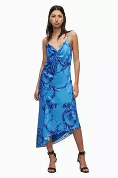 AllSaints Alexia Isabella синее платье All Saints, синий