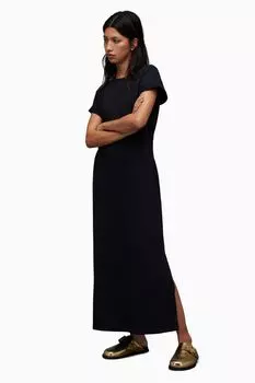 AllSaints Anna Черное платье макси All Saints, черный