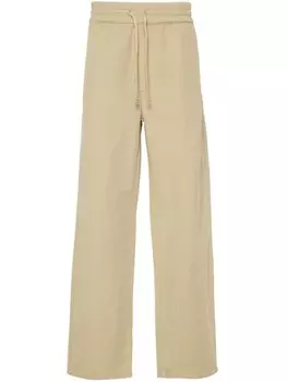 AllSaints брюки Hanbury прямого кроя, нейтральный цвет