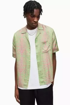 AllSaints Feline оранжевая рубашка All Saints, оранжевый