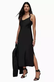 AllSaints Hadley черное платье All Saints, черный