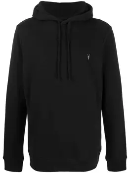 AllSaints худи с кулиской, черный