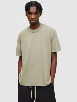 AllSaints Isac Футболка с короткими рукавами и круглым вырезом, зеленый лист