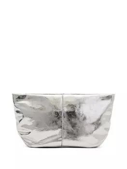 AllSaints клатч Hex, серебряный