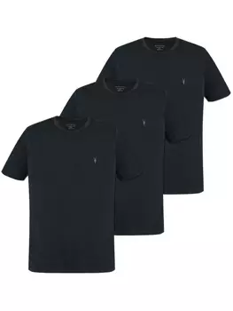 AllSaints комплект из трех футболок Brace, черный