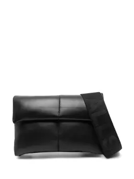 AllSaints кожаная сумка через плечо Ezra, черный