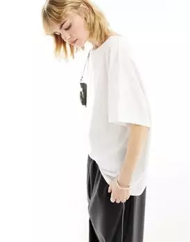 AllSaints Lydia Очень свободная белая футболка
