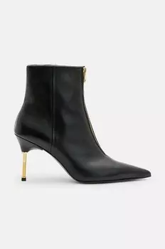 AllSaints Natasha Boot кожаные ботильоны до щиколотки, черный