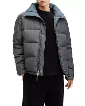 ALLSAINTS Novern Стеганая двусторонняя куртка-пуховик на молнии, синий