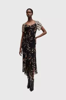 AllSaints платье ЛИЯ, черный