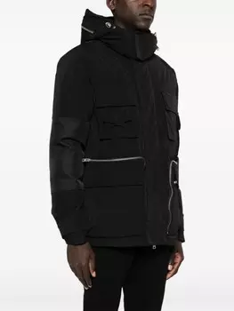 AllSaints пуховик с капюшоном Orbit, черный