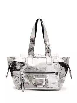 AllSaints сумка-тоут Perez, серебряный