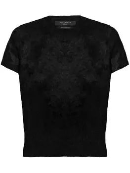 AllSaints топ из кашемира Rebel, черный