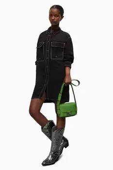 AllSaints Vita черное платье All Saints, черный