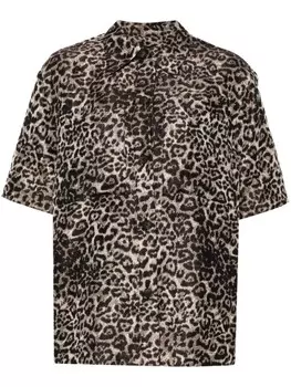 AllSaints жаккардовая рубашка Jemi Leppo, черный