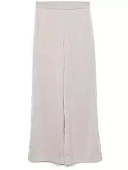 Allude атласные брюки, серый