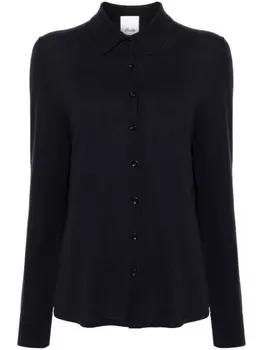 Allude кардиган из вирджинской шерсти в рубчик, синий