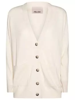 Allude кардиган с V-образным вырезом на пуговицах, нейтральный цвет