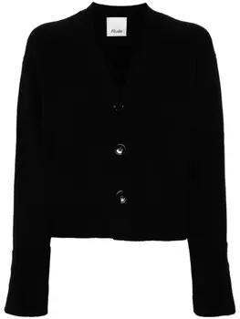 Allude кашемировый кардиган с V-образным вырезом, черный