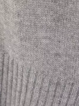 Allude кашемировый свитер с v-образным вырезом, серый