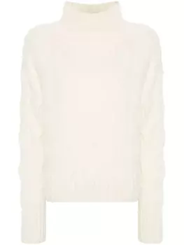 Allude свитер фактурной вязки, нейтральный