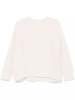 Allude свитер ребристого плетения, нейтральный цвет