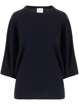 Allude свитер с круглым вырезом, черный