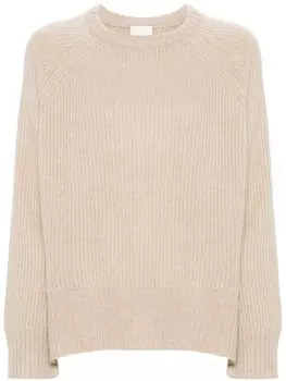 Allude свитер с круглым вырезом, нейтральный цвет