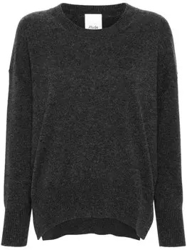 Allude свитер с круглым вырезом, серый