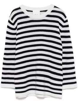 Allude свитер в полоску, синий