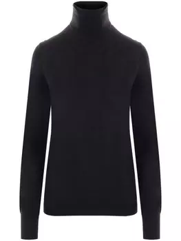 Allude трикотажная футболка с круглым вырезом, черный