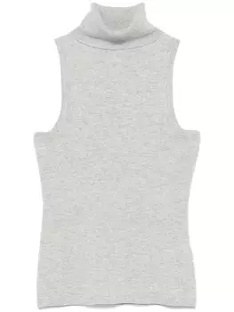 Allude водолазка трикотажный топ, серый