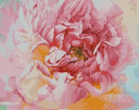 Алмазная мозаика - Нежный пион 40х50 Inna marka
