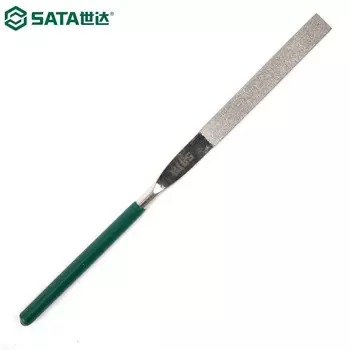Алмазный плоский напильник SATA 3x140 мм, напильник, шлифовальный инструмент, плоский напильник, можно настроить 03811
