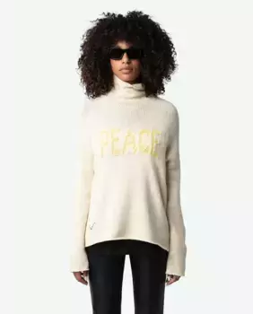 Almy женский свитер из шерсти мериноса Zadig & Voltaire, бежевый