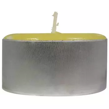 Aloha Bay Свечи из пальмового воска чайные свечи без запаха кремовые 12 штук в упаковке