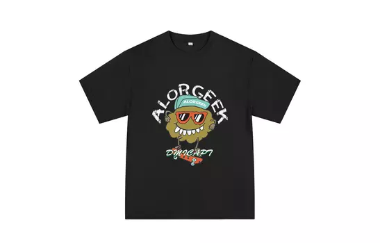 ALORGEEK Футболка унисекс, Черный