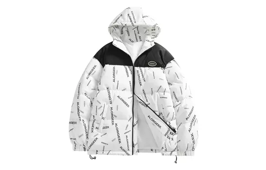 ALORGEEK Стеганая куртка унисекс, Черный