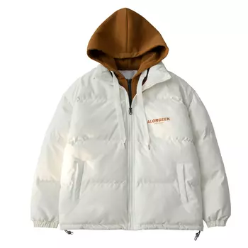 ALORGEEK Стеганая куртка унисекс, Розовый