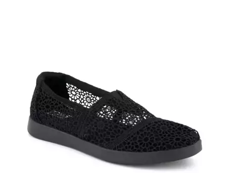 Alpargata Plus Слипоны - женские Toms, Black