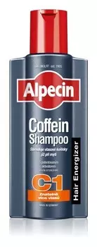 Alpecin, Hair Energizer Coffein Shampoo C1, шампунь с кофеином, стимулирующий рост волос, 375 мл