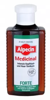 Alpecin, Medicinal Forte, интенсивный тоник против перхоти и выпадения волос, 200 мл