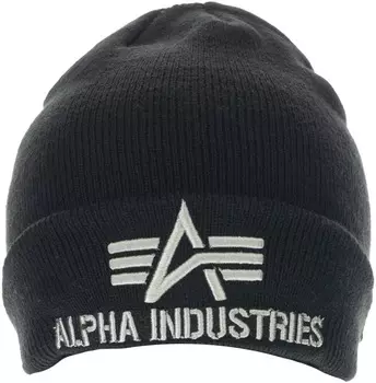 Alpha Industries 3D Шапочки, черный