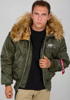 Alpha Industries 45P Hooded Custom Куртка, оливковый